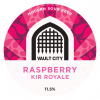 Raspberry Kir Royale label