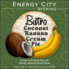 Bistro Coconut Banana Cream Pie label