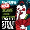 beer label for Kogo Okame Caramel Double Pastry Stout