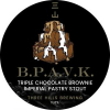 B.P.A.V.K. Triple Chocolate Brownie Imperial Pastry Stout label