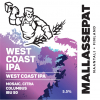 West Coast IPA label