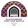 Blackcurrant Choc Chip Waffle label
