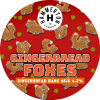 Gingerbread Foxes label