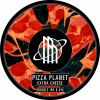 Pizza Planet Extra Cheese label