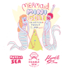 Mermaid Mini Golf label