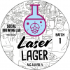 Laser Lager #1 label