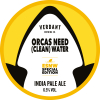 Orcas Need (Clean) Water label