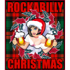Rockabilly Christmas label