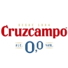 Cruzcampo 0,0 label
