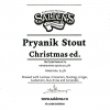 Pryanik Stout Christmas Ed. label