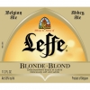 Leffe Blonde / Blond (2022) label