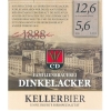 Dinkelacker Kellerbier 1888 label