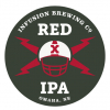 Red X IPA label