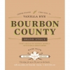 Bourbon County Brand Stout Vanilla Rye (2014) label