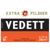 Vedett Extra Pilsner (Extra Blond) label