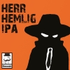 Herr Hemlig IPA label