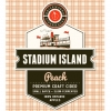 Stadium Island Peach label