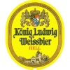 König Ludwig Weissbier Hell / Royal Bavarian Hefe-Weizen label
