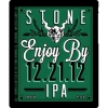 Stone Enjoy By 12.21.12 IPA label