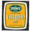Grüner Vollbier Hell / Grünerla label