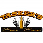 Tasker's Beer Barn logo